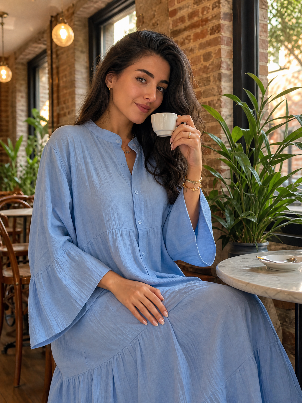 Selena Tiered Maxi Dress