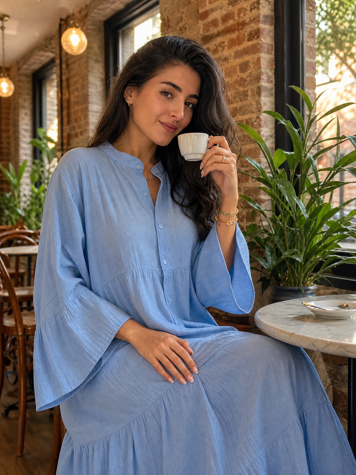 Selena Tiered Maxi Dress