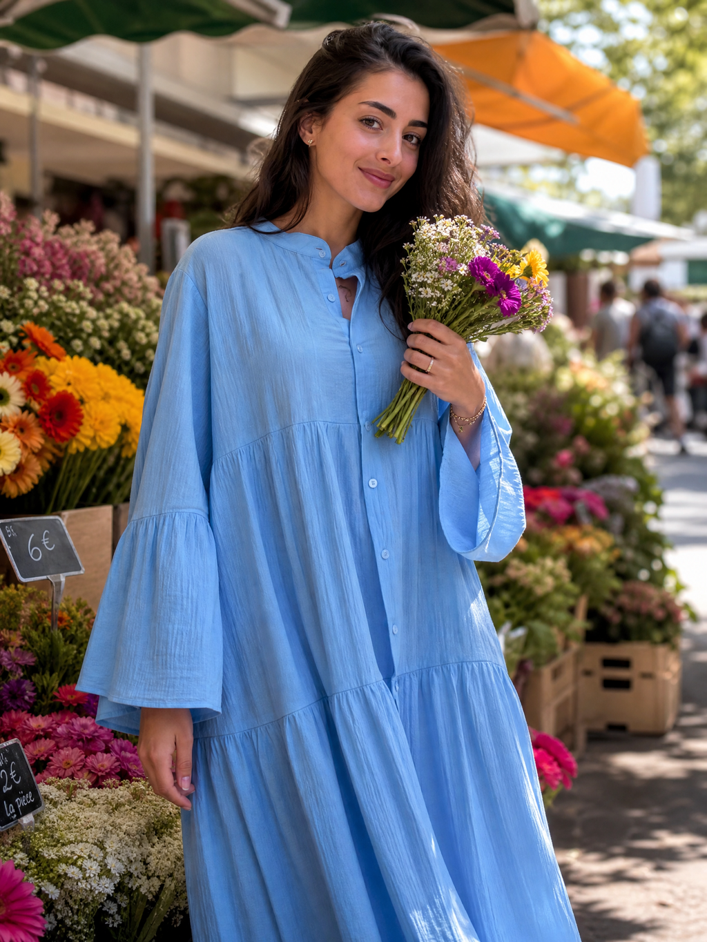 Selena Tiered Maxi Dress
