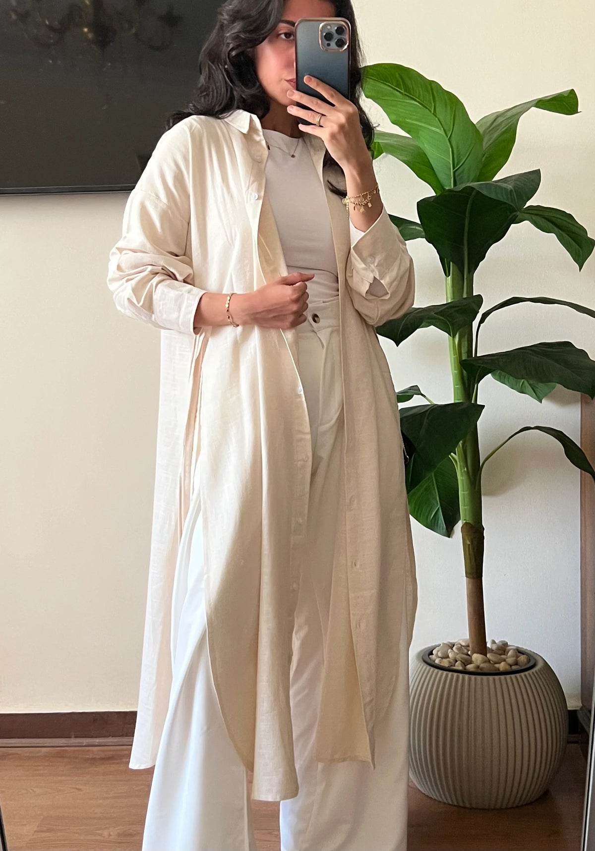 Sophia Oversized Linen Shirt