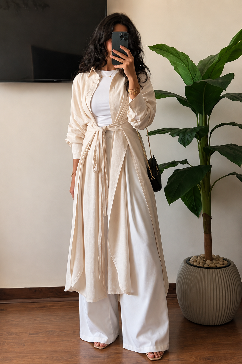 Sophia Oversized Linen Shirt